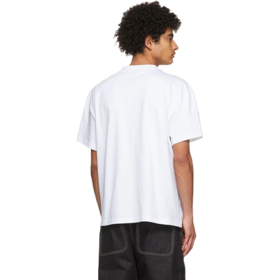 Shop Jacquemus White 'le T-shirt Cerises' T-shirt