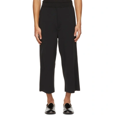 Shop Cfcl Black Milan Rib Wide Trousers