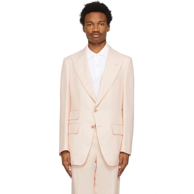 Shop Tom Ford Pink Atticus Blazer In 979r01 Pink