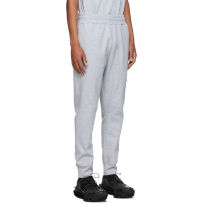 Shop A-cold-wall* Grey Essential Lounge Pants In Grey Melange