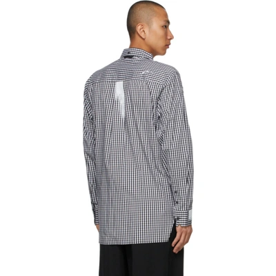 Shop Ader Error Black & White Check Paint Shirt