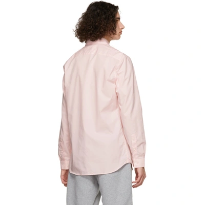 Shop Lacoste Pink Stretch Slim Fit Shirt In Ady Lgtpink