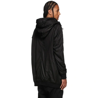 Shop Julius Black Padded Hoodie Jacket