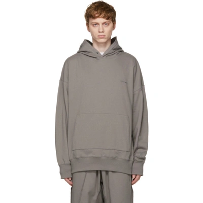 Shop A-cold-wall* Grey Dissection Hoodie In Flint