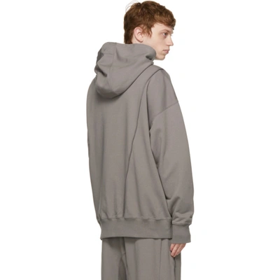 Shop A-cold-wall* Grey Dissection Hoodie In Flint
