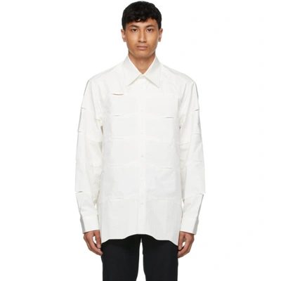 Shop Cornerstone White Poplin Cutout Shirt