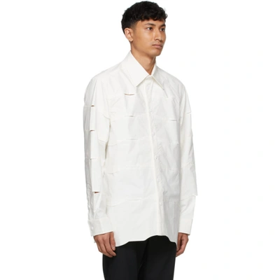 Shop Cornerstone White Poplin Cutout Shirt