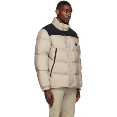 Moncler Timsit Panelled Quilted Down Jacket In Dust Pink | ModeSens
