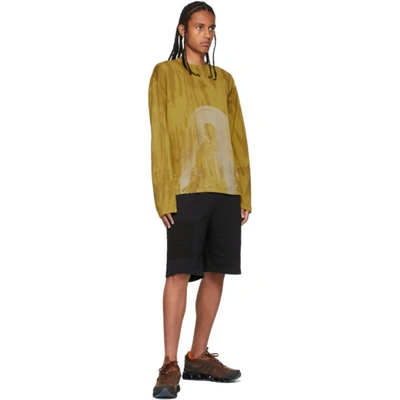 Shop A-cold-wall* Yellow Erosion Long Sleeve T-shirt In Chartreuse