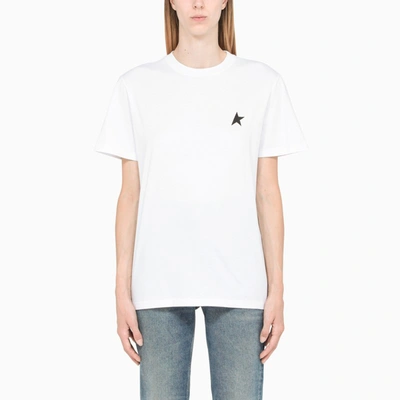 Shop Golden Goose Whit Star Collection T-shirt In White