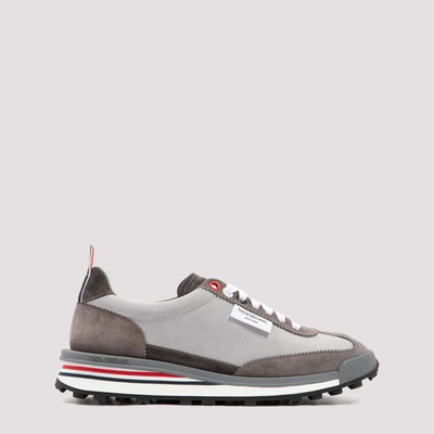 Shop Thom Browne Tech Runner Lace In Grey