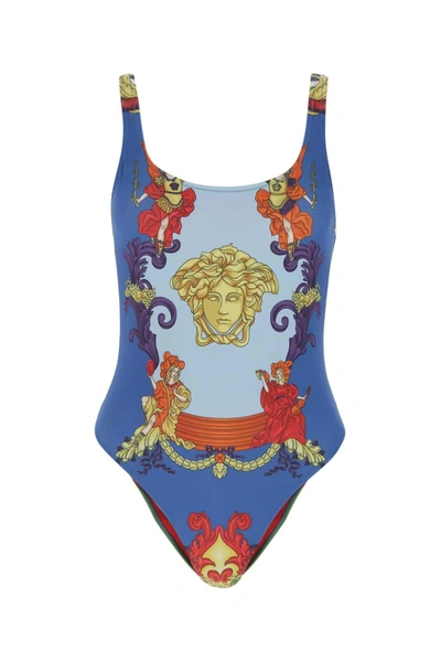 Shop Versace Medusa Renaissance Printed One In Multi