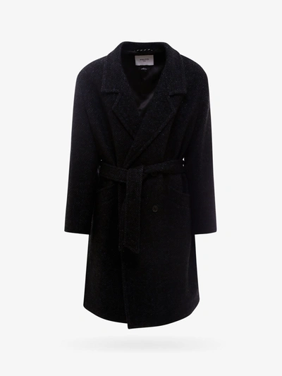 Shop Paltò Coat In Black