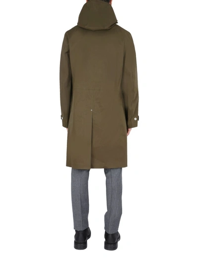 Shop Mackintosh "granish" Coat In Green