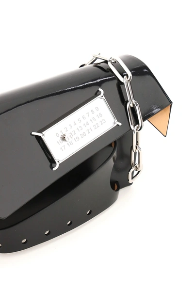 Shop Maison Margiela Snatched Small Bag In Black