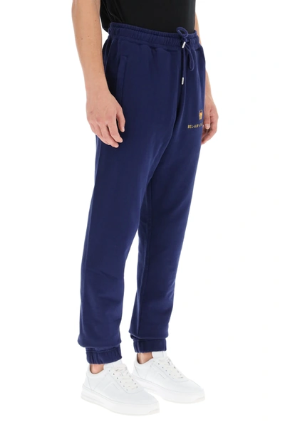 Shop Bel-air Athletics Paisley Coach Sweatpants In Blue