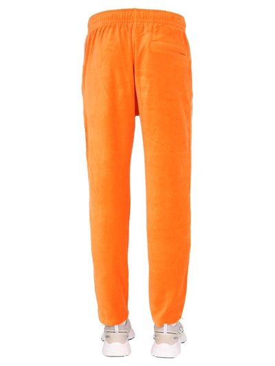 Lacoste Live Jogging Pants With Metal Logo In Orange | ModeSens