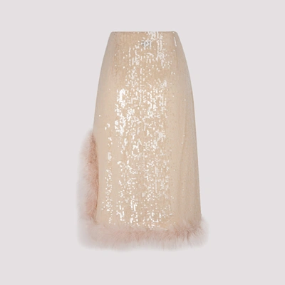 Shop Dries Van Noten Spany Skirt In Nude &amp; Neutrals