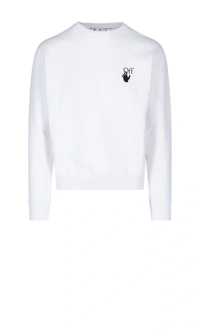 Shop Off-white "caravaggio Boy" Sweatshirt In White