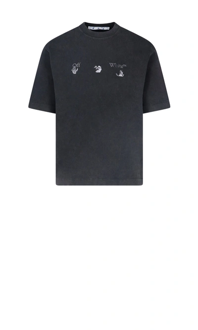 Shop Off-white "hands Off" T-shirt In Black