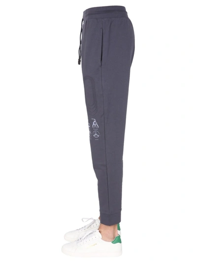 Shop Mcq By Alexander Mcqueen Jogging Pants With Logo Patch In Grey