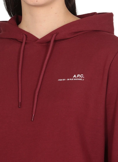 Shop Apc A.p.c. Sweaters In Rouge Fonce
