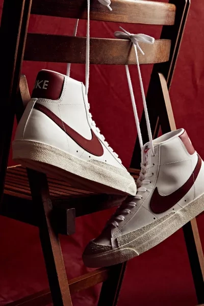Shop Nike Blazer Mid '77 Vintage Sneaker In Dark Red