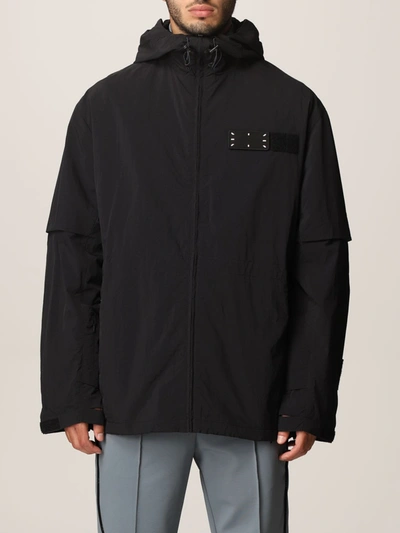 Shop Mcq By Alexander Mcqueen Jacket Mcq Parka In Technical Fabric In Black