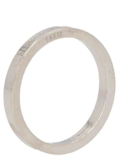 Shop Maison Margiela Ring In Silver