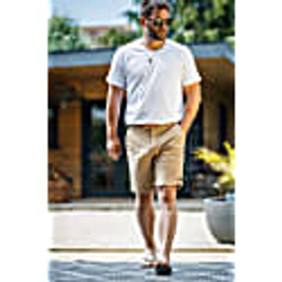&sons Trading Co Men's Neutrals &sons Virgil Chino Shorts Tan In Shorts