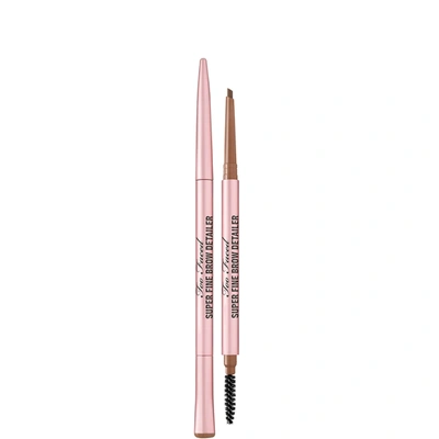 Too Faced Superfine Brow Detailer Ultra Slim Brow Pencil - Soft Brown In Soft Brown
