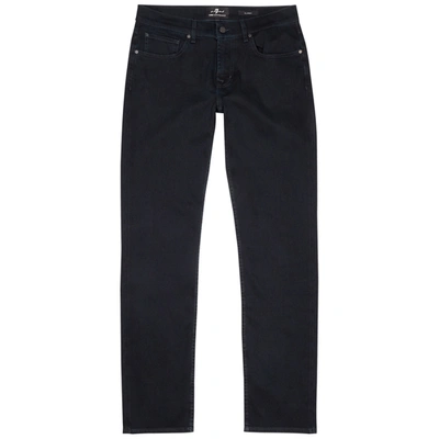 Shop Seven Slimmy Luxe Performance Dark Blue Jeans