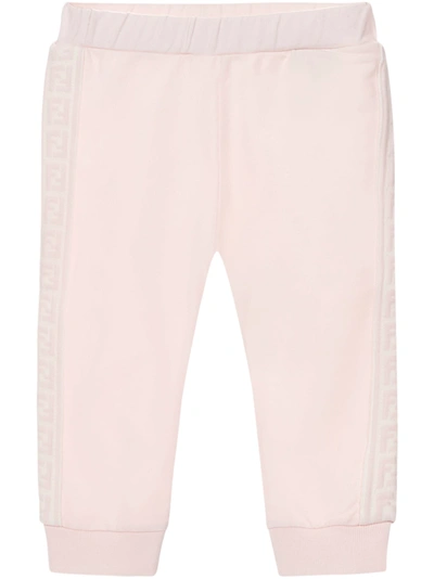 Shop Fendi Trousers In Pink