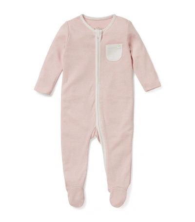 Shop Mori Clever Zip All-in-one (0-18 Months) In Pink