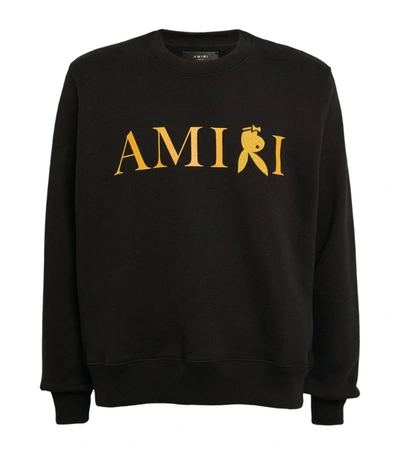 Shop Amiri Reverse Playboy Bunny Sweatshirt In Black