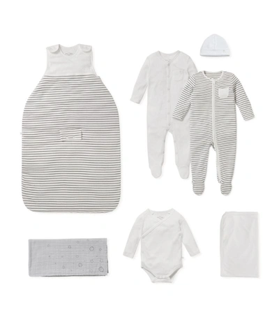 Shop Mori My First Gift Set (0-6 Months) In Grey