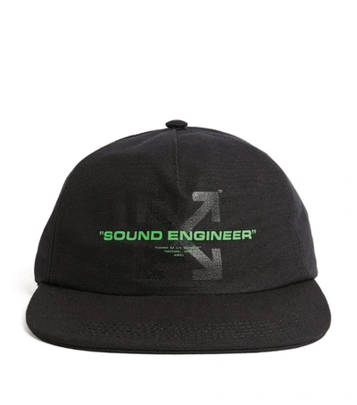 Shop Off-white Pioneer Dj Baseball Cap In Black