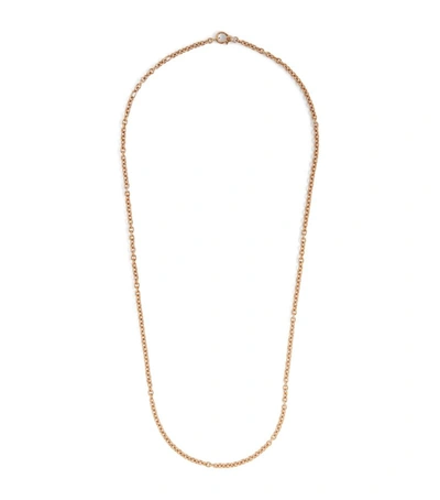 Shop Pomellato Rose Gold Chain Necklace