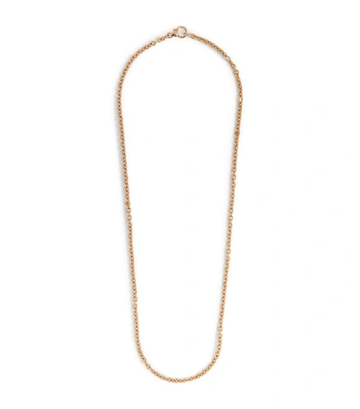 Shop Pomellato Gold Chain Necklace In Rose Gold
