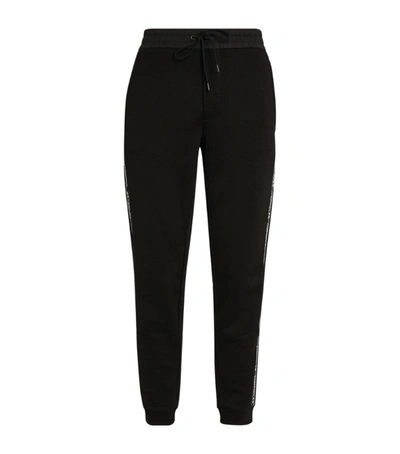 Shop Moncler Cotton Sweatpants In Black