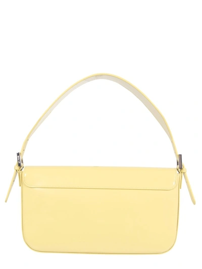 By Far Leather Shoulder Bag - Atterley In Yellow