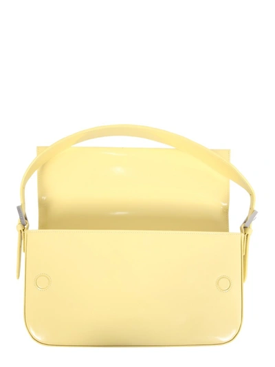 By Far Leather Shoulder Bag - Atterley In Yellow