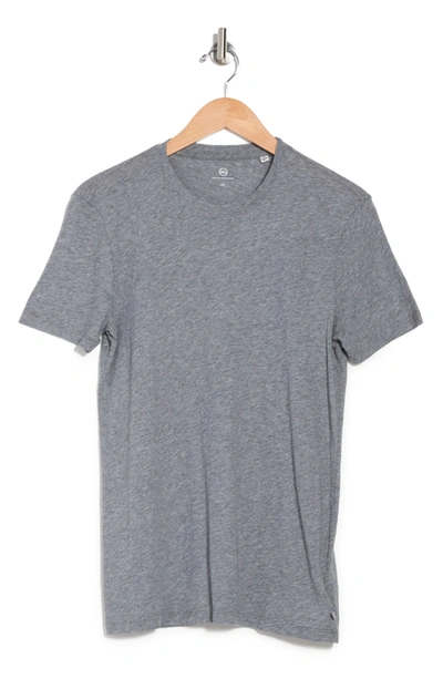 Shop Ag Cliff Crew Neck Heathered T-shirt In Heather Grey
