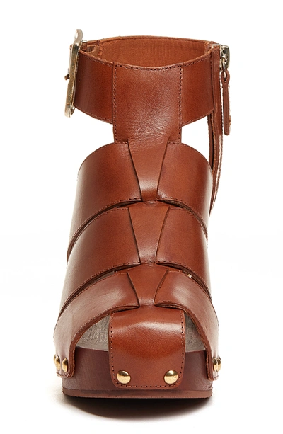 Shop Kelsi Dagger Brooklyn Jasper Ankle Strap Sandal In Fox Leather