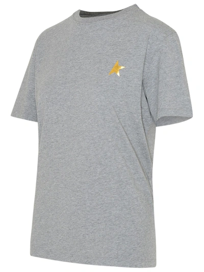 Shop Golden Goose T-shirt Star Grigia In Grey
