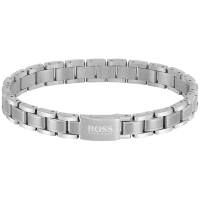 Shop Boss Business Boss Metal Link Essentials Bracelet Silver
