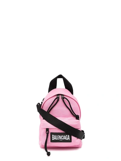 Shop Balenciaga Pink Mini One-shoulder Backpack