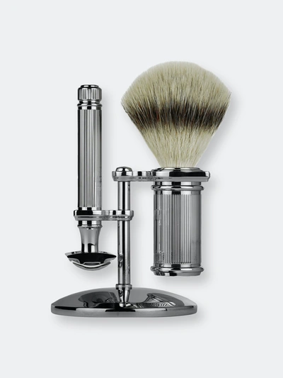 Shop Caswell-massey Three-piece Chrome Shaving Set