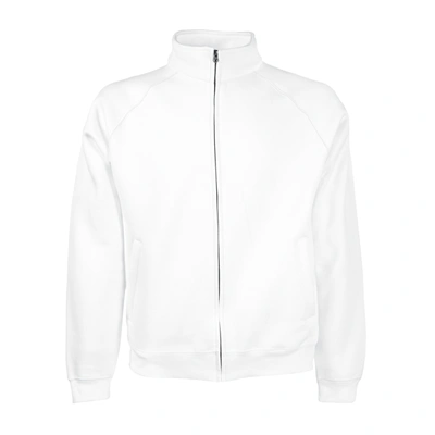 Shop Fruit Of The Loom Mens Premium 70/30 Full Zip Sweatshirt Jacket (white)