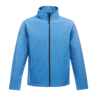Shop Regatta Womens/ladies Ablaze Printable Softshell Jacket (french Blue)